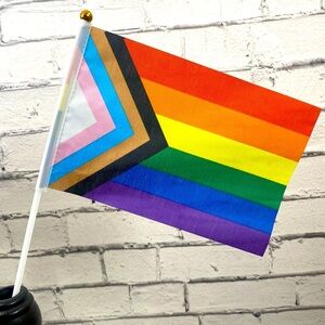 Rainbow Progress Pride Flag 5x8  24 count 🌈